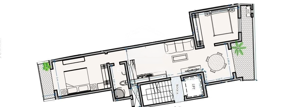 Квартира в Сан-Лоренце, Мальта, 73 м² - фото 3
