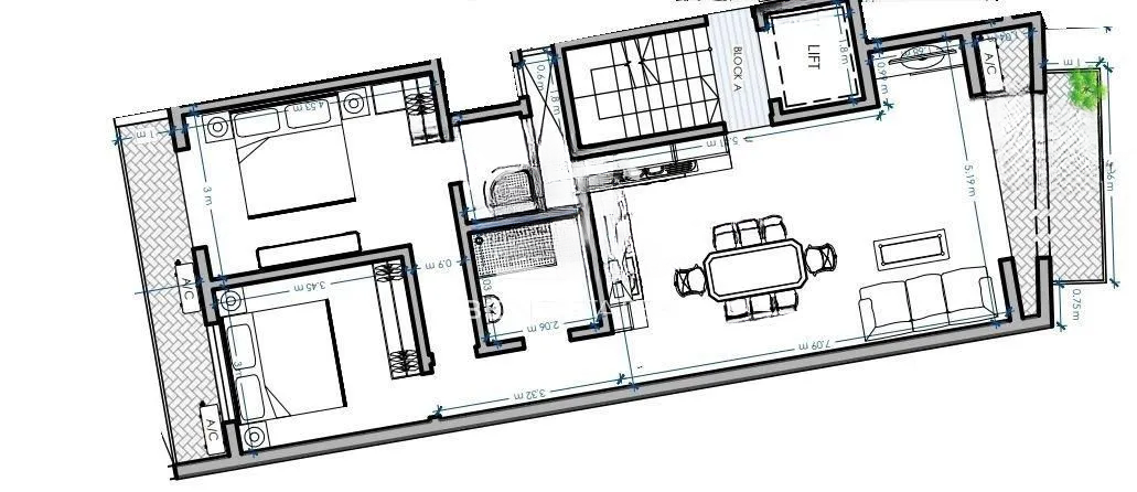 Квартира в Сан-Лоренце, Мальта, 92 м² - фото 3
