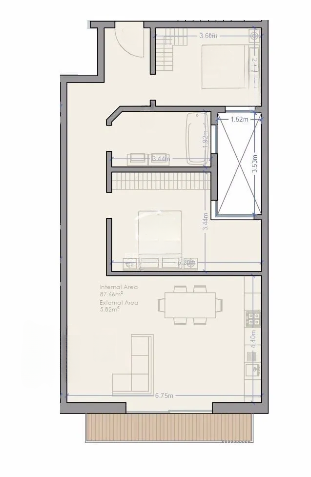 Квартира в Сан-Лоренце, Мальта, 94 м² - фото 7