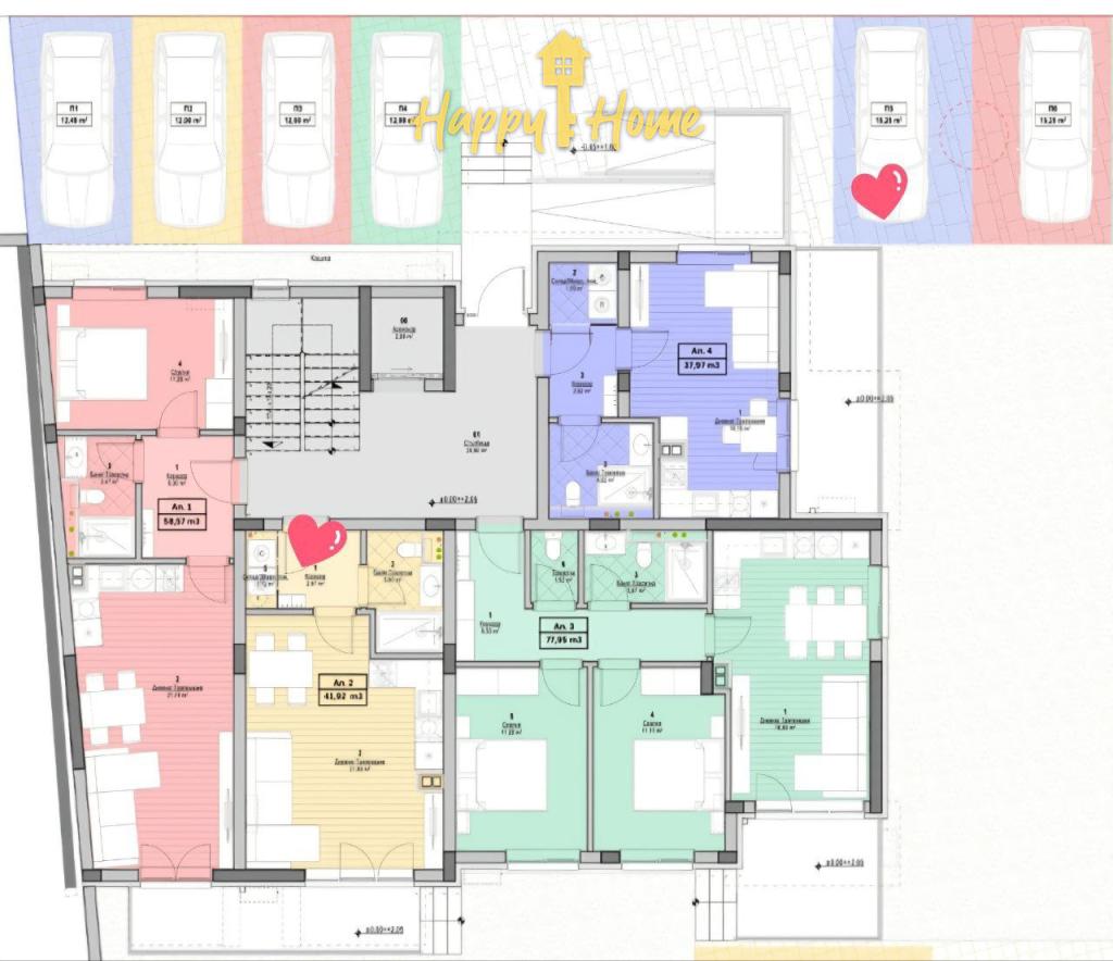 Квартира на Солнечном берегу, Болгария, 87 м² - фото 9