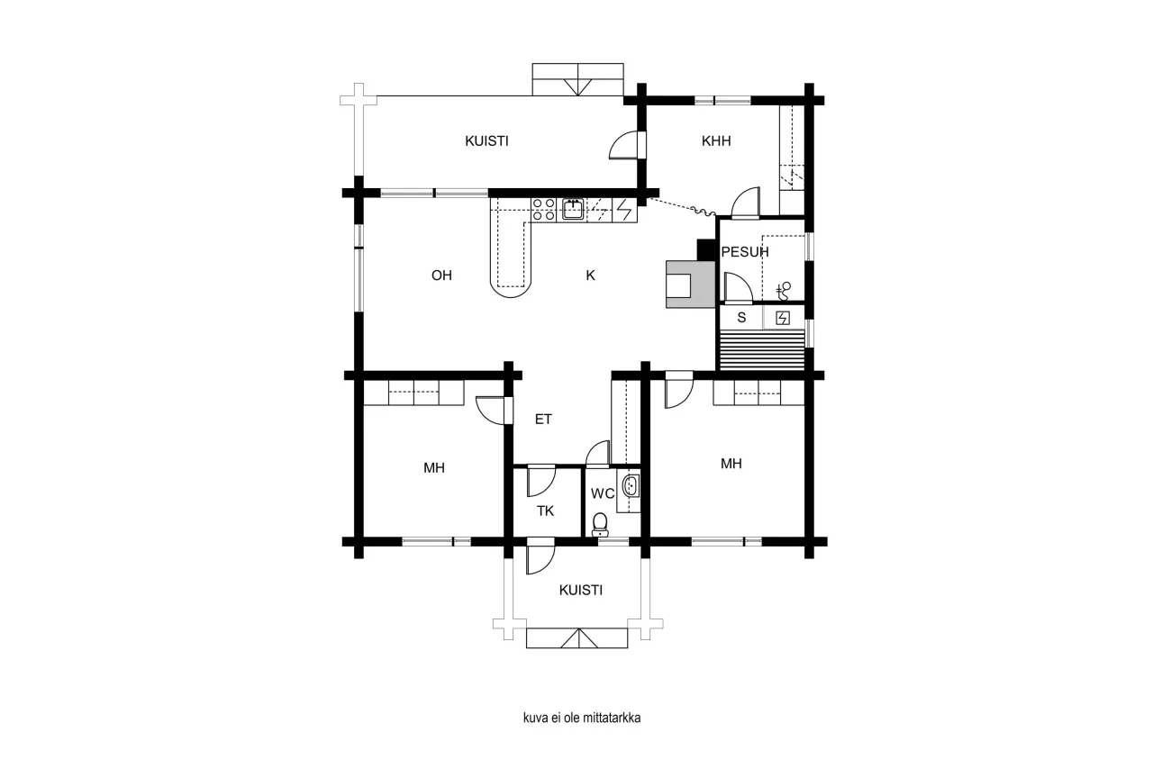 Дом в Юука, Финляндия, 91 м² - фото 2