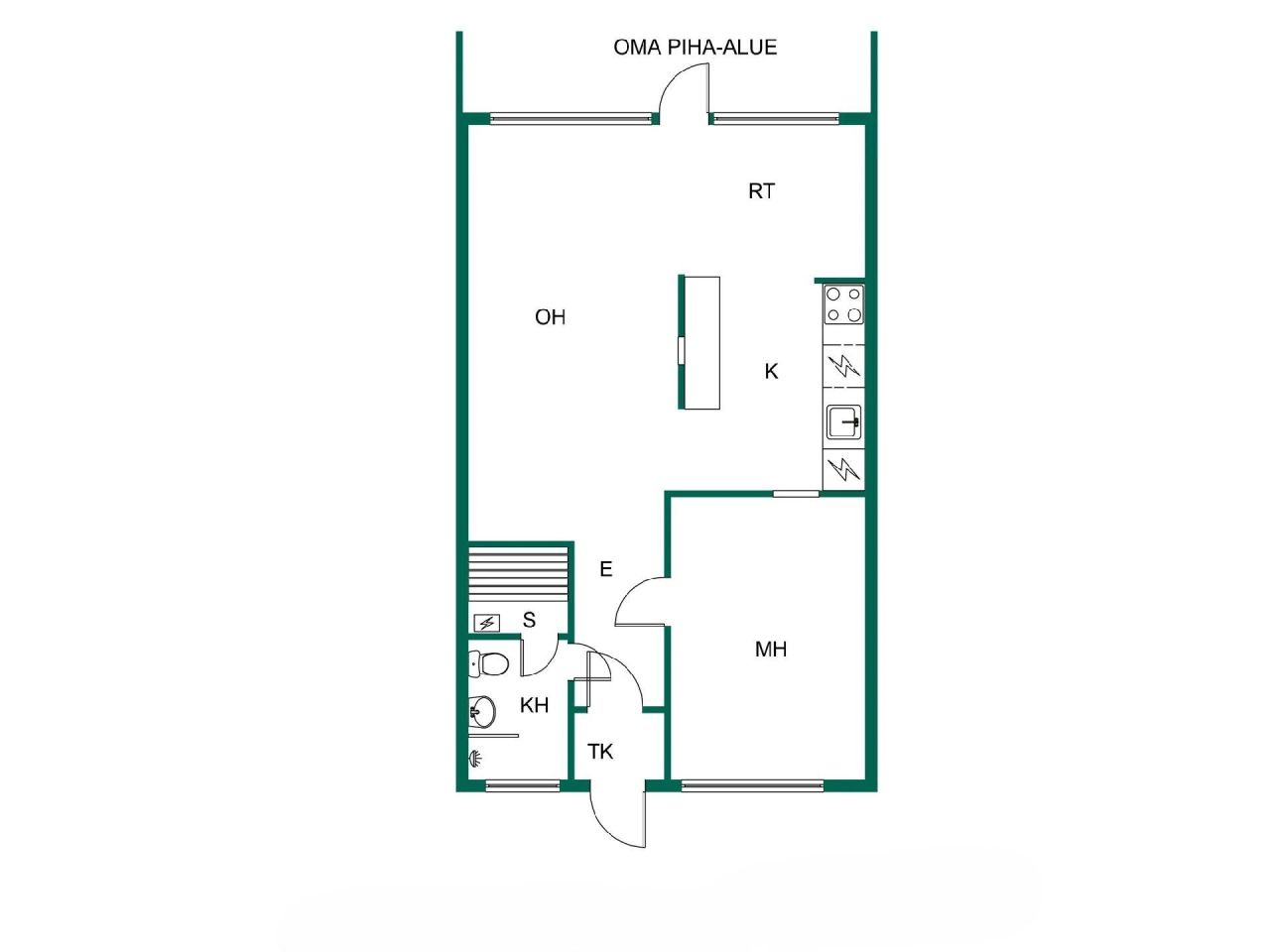 Таунхаус в Варкаусе, Финляндия, 54.5 м² - фото 2