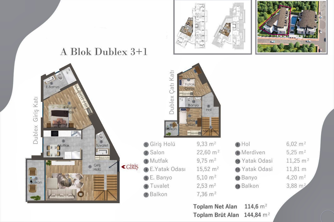 Квартира Алтынташ, Турция, 62 м² - фото 14