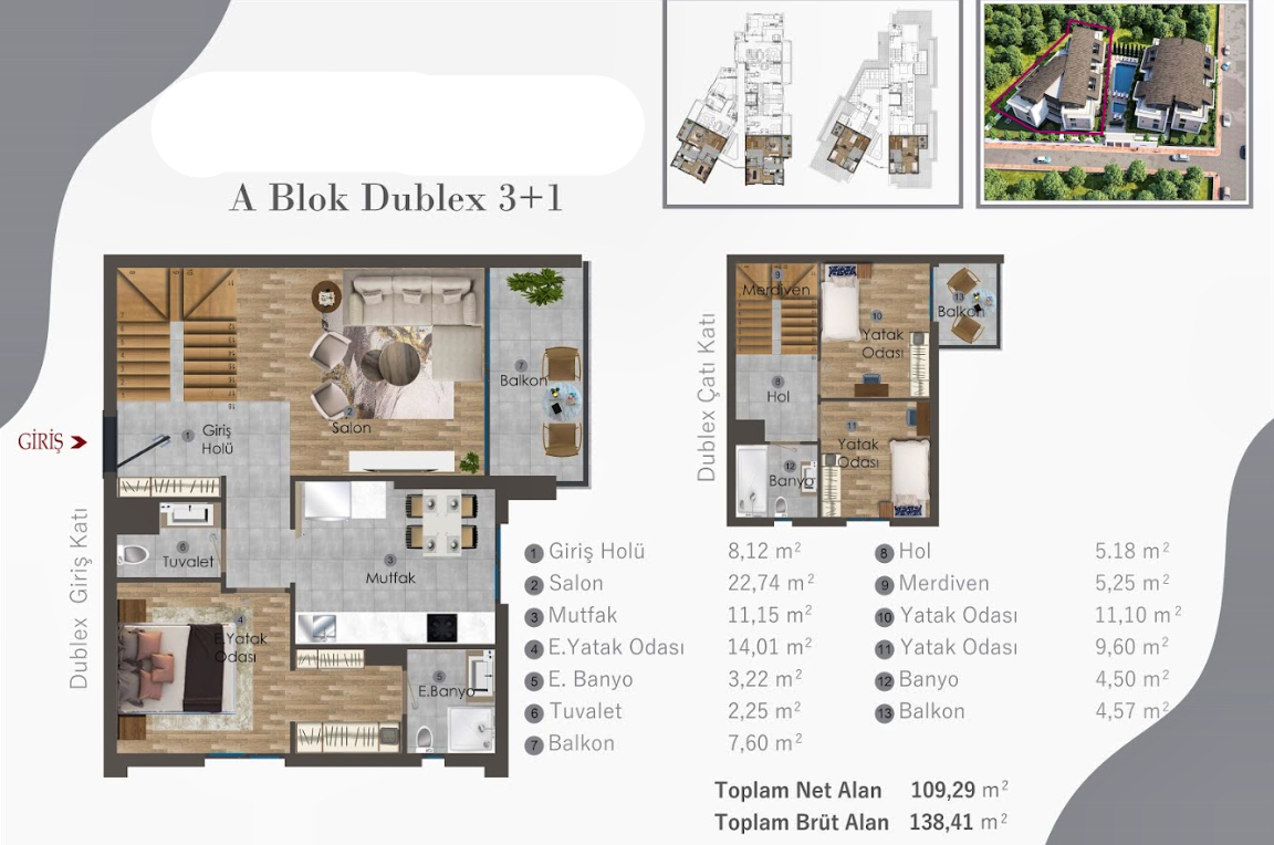 Квартира Алтынташ, Турция, 62 м² - фото 16