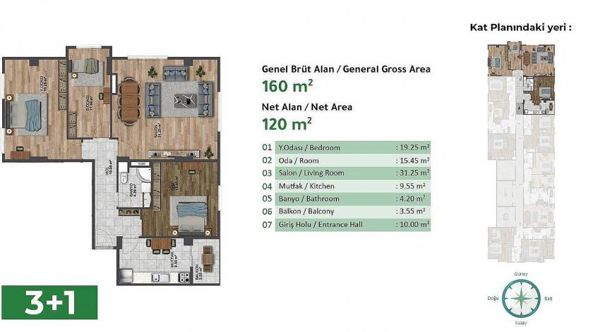 Квартира в Стамбуле, Турция, 101 м² - фото 16