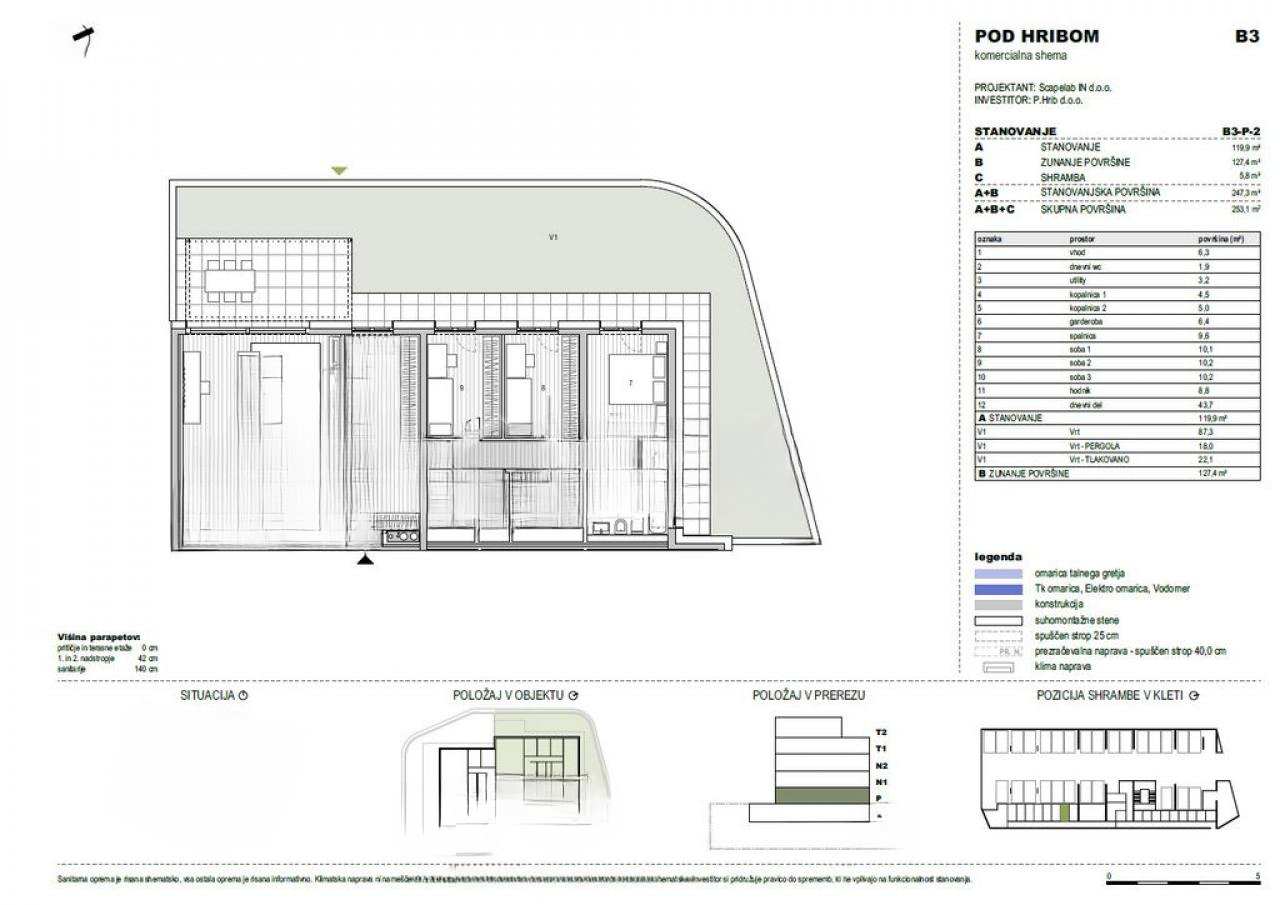 Квартира в Любляне, Словения, 253 м² - фото 2