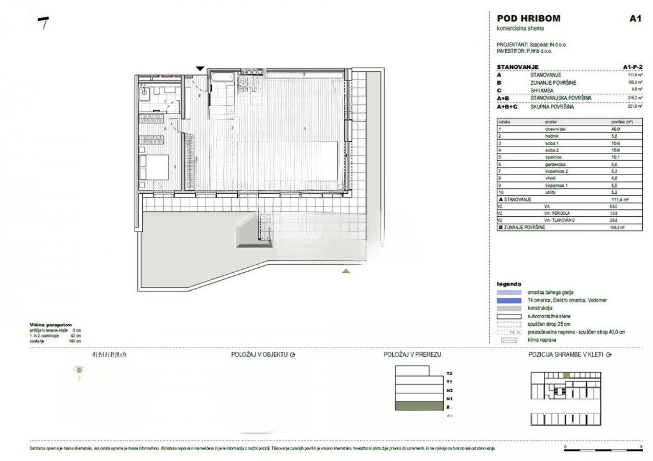 Квартира в Любляне, Словения, 222 м² - фото 2