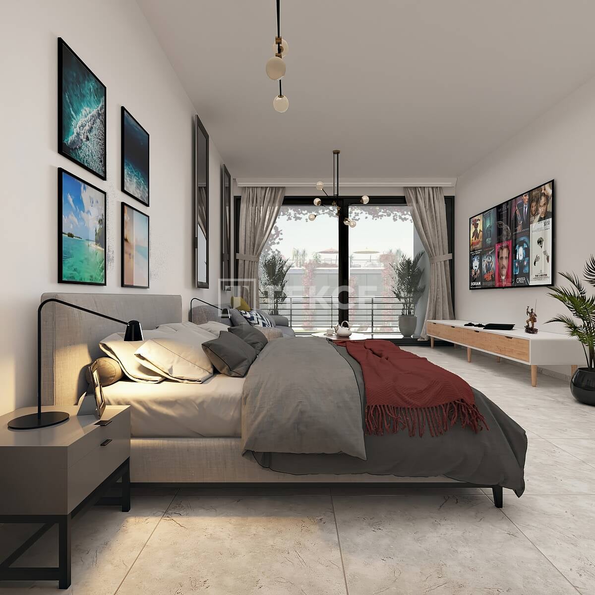 Апартаменты в Кирении, Кипр, 47 м² - фото 9