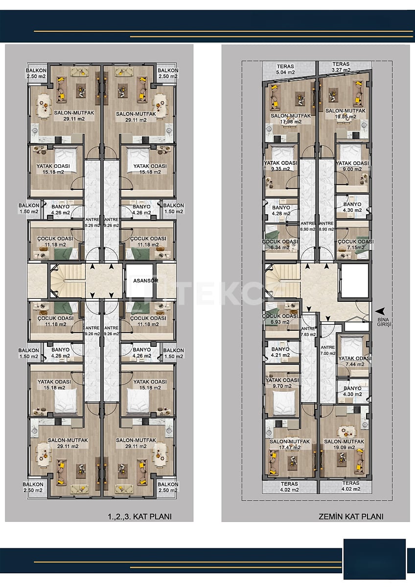 Апартаменты в Анталии, Турция, 165 м² - фото 12