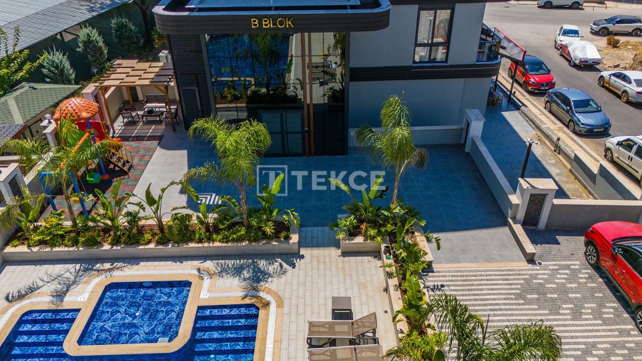 Апартаменты в Алании, Турция, 50 м² - фото 12