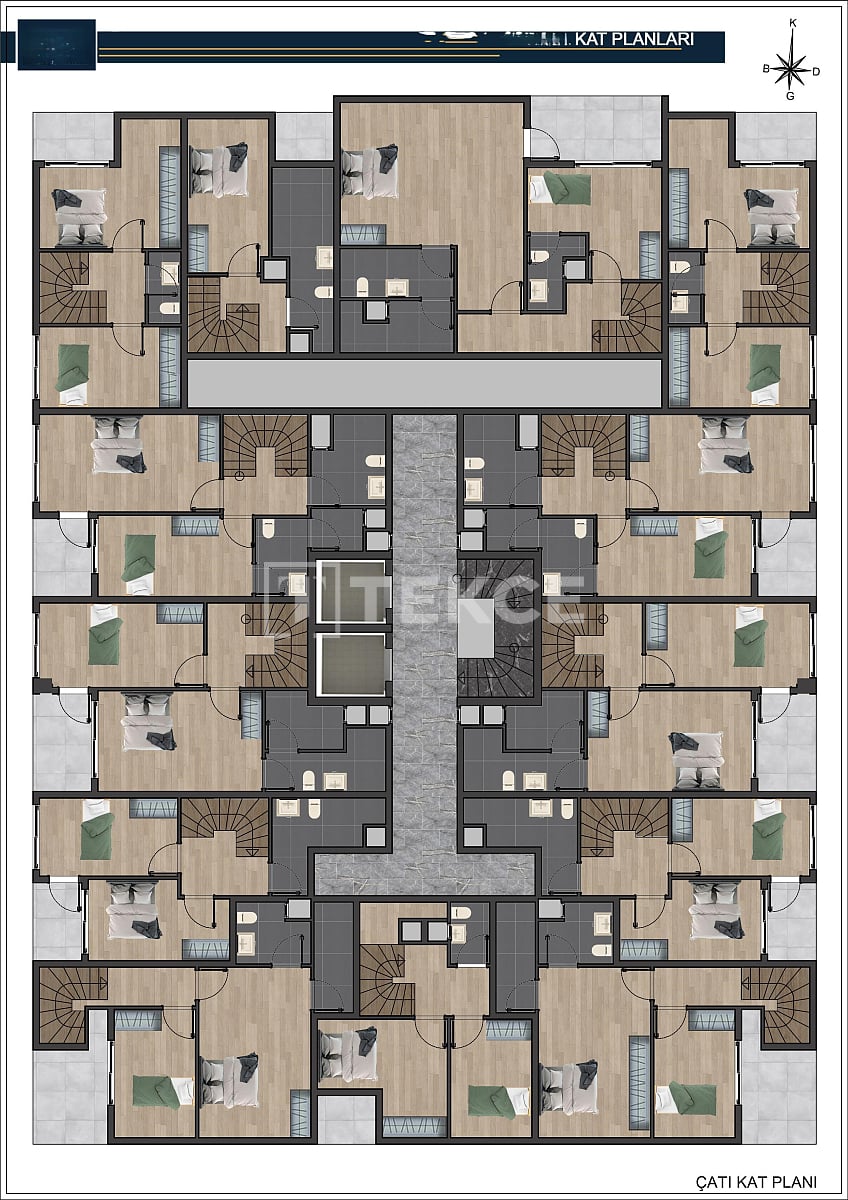 Пентхаус в Анталии, Турция, 120 м² - фото 16