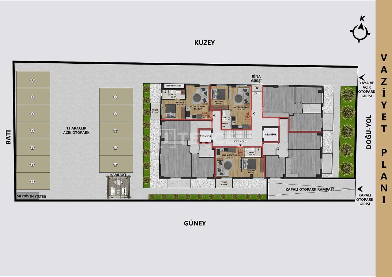 Апартаменты в Анталии, Турция, 80 м² - фото 16
