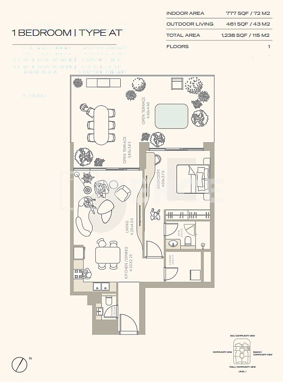 Апартаменты в Дубае, ОАЭ, 148 м² - фото 16