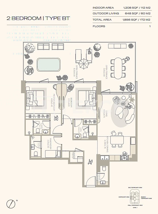 Апартаменты в Дубае, ОАЭ, 148 м² - фото 19