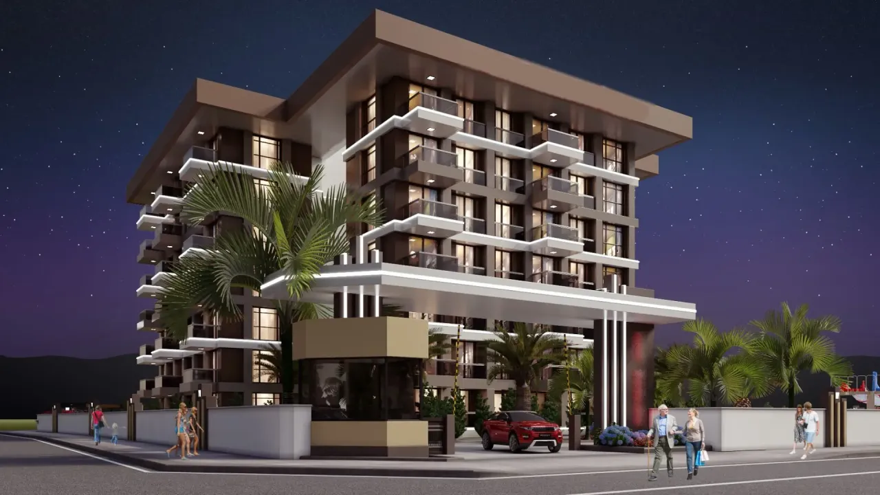 Апартаменты в Газипаше, Турция, 46 м² - фото 1