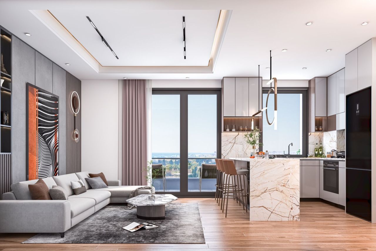 Апартаменты в Мерсине, Турция, 54 м² - фото 2