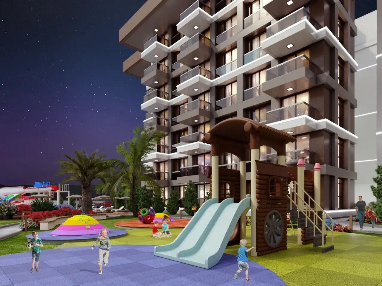 Апартаменты в Газипаше, Турция, 46 м² - фото 4