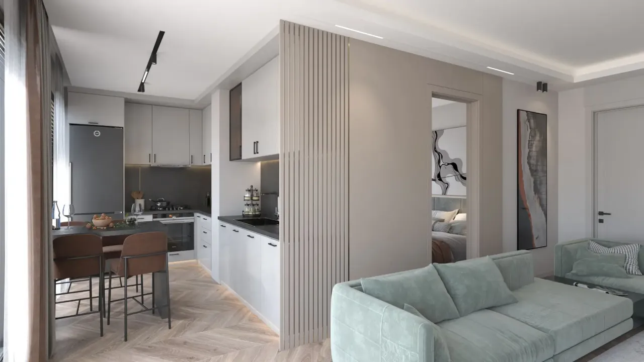 Апартаменты в Анталии, Турция, 50 м² - фото 6