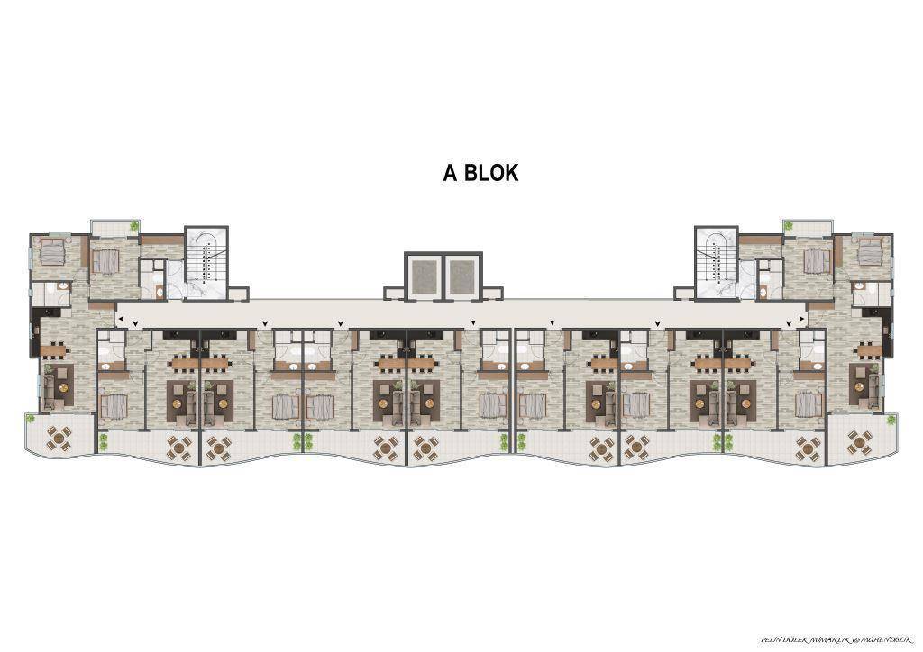 Квартира в Мерсине, Турция, 70 м² - фото 11