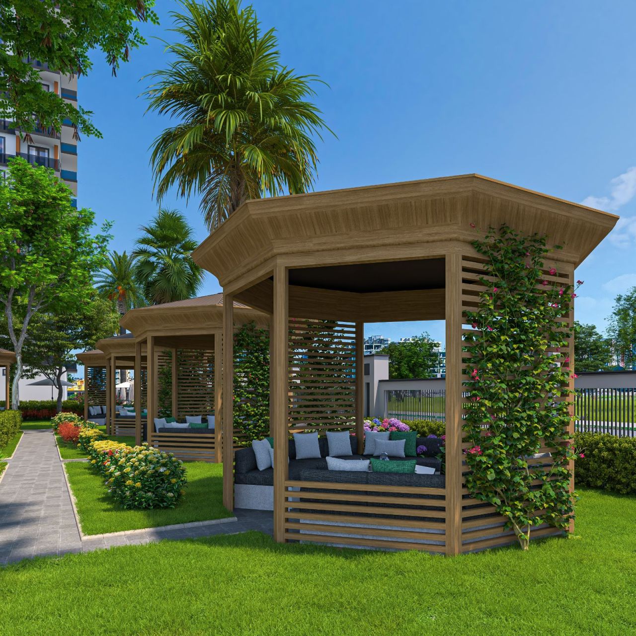 Апартаменты в Мерсине, Турция, 54 м² - фото 14