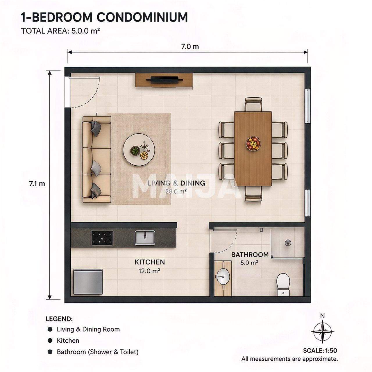 Апартаменты Сан-Паулу, Бразилия, 50 м² - фото 11
