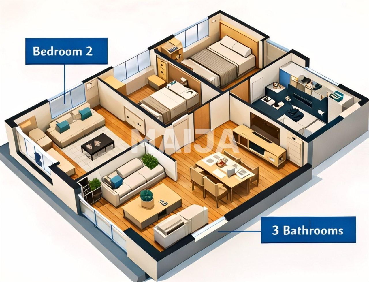 Апартаменты Сан-Паулу, Бразилия, 90 м² - фото 19