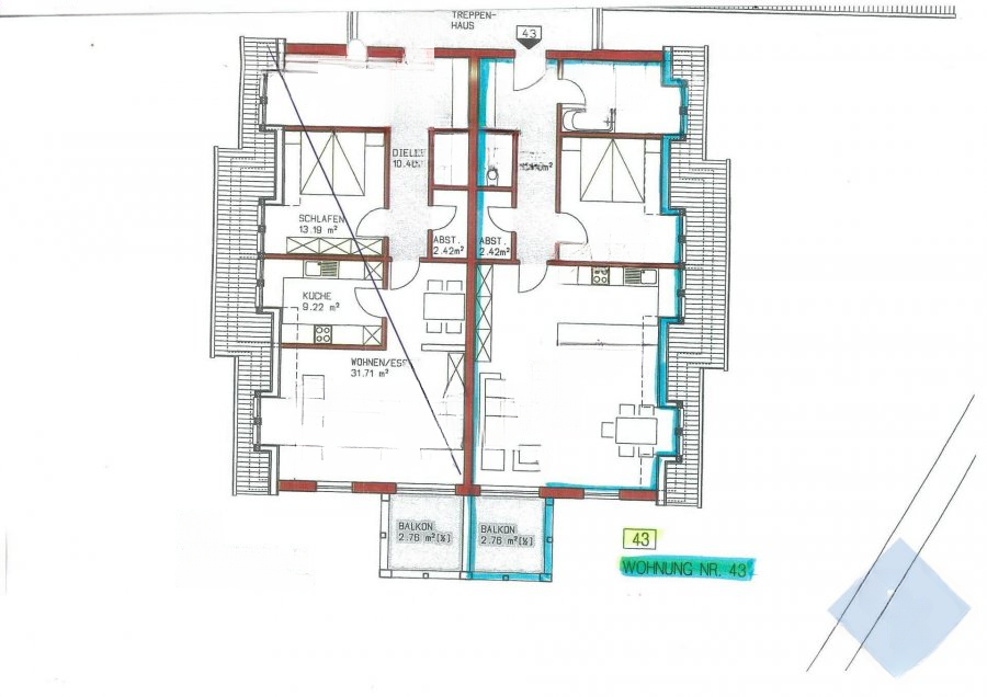 Квартира в Дикирхе, Люксембург, 122 м² - фото 3