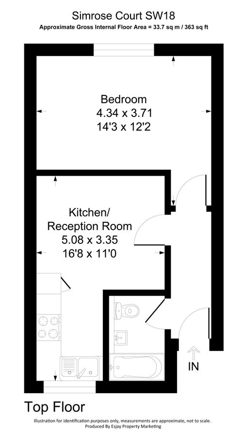 Квартира в Лондоне, Великобритания, 34 м² - фото 9