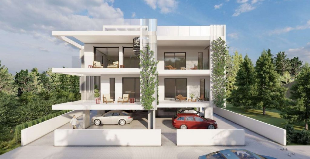 Апартаменты в Пафосе, Кипр, 55.5 м² - фото 1