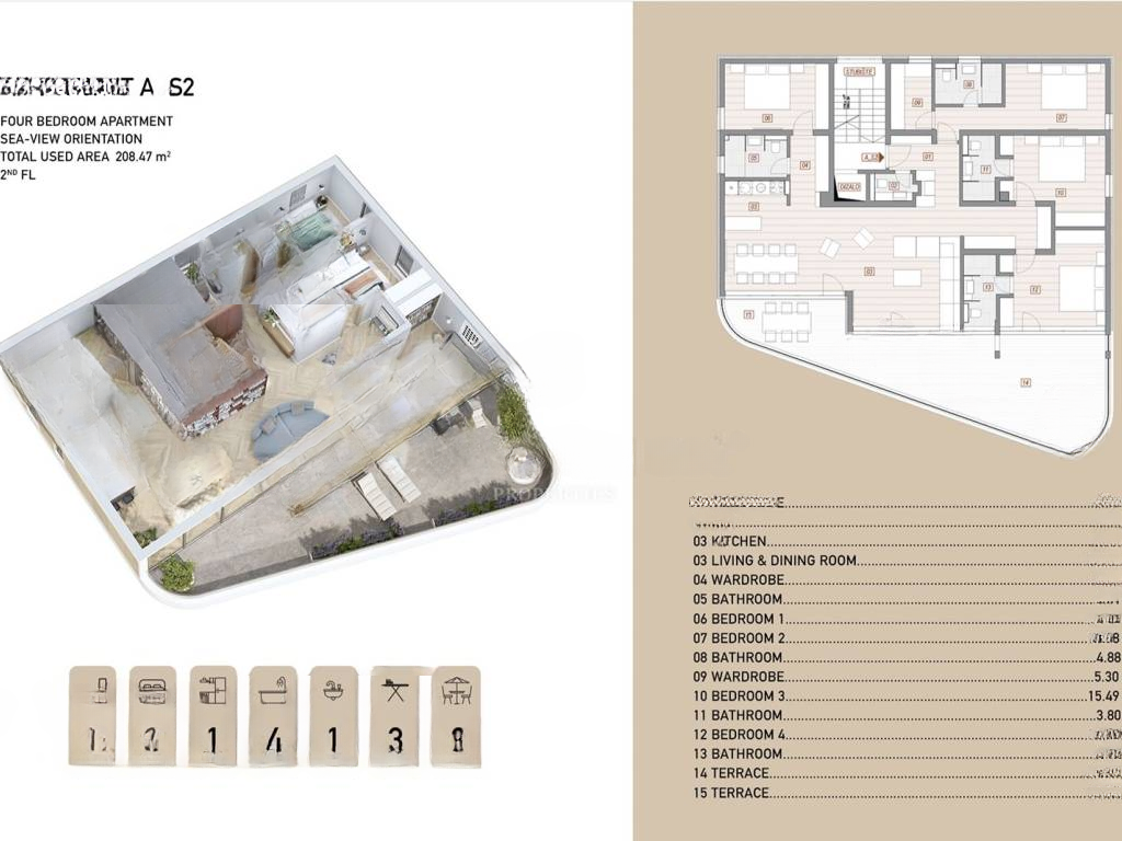 Квартира в Опатии, Хорватия, 208 м² - фото 10