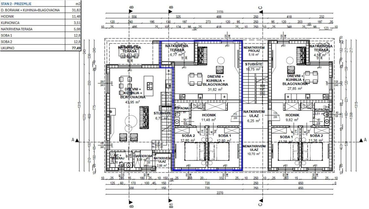 Квартира в Порече, Хорватия, 77 м² - фото 5