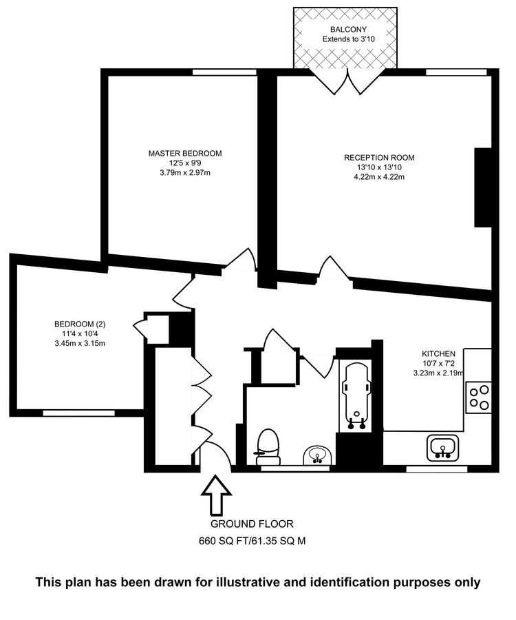 Квартира в Лондоне, Великобритания, 61 м² - фото 6