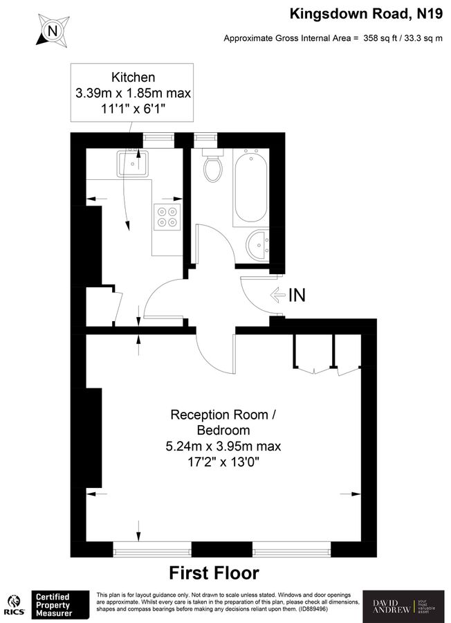 Квартира в Лондоне, Великобритания, 33 м² - фото 8