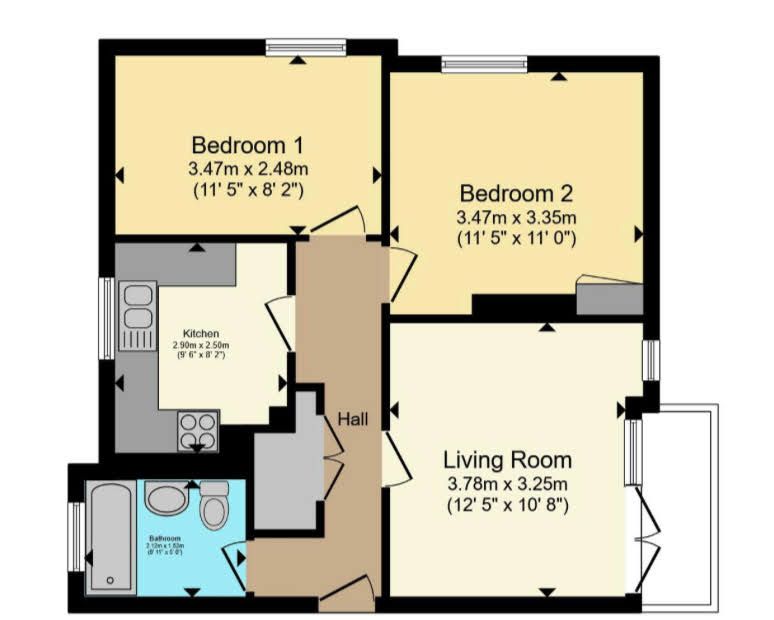 Квартира в Лондоне, Великобритания, 48 м² - фото 9