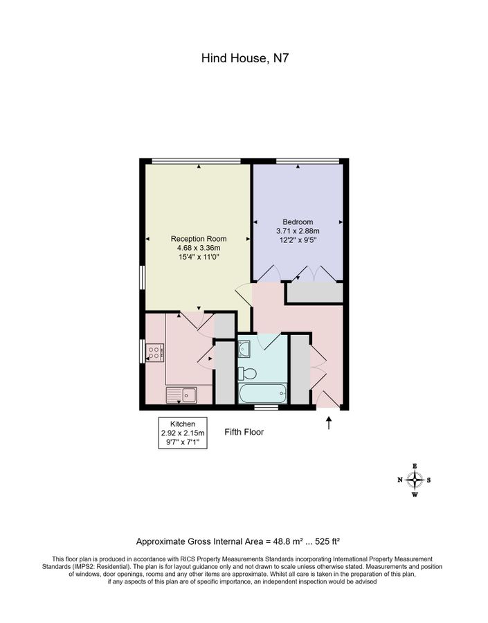 Квартира в Лондоне, Великобритания, 49 м² - фото 9