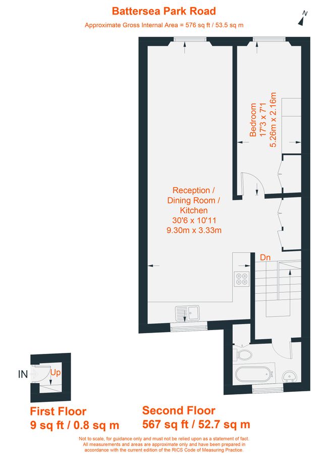 Квартира в Лондоне, Великобритания, 54 м² - фото 10