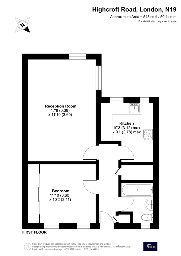Квартира в Лондоне, Великобритания, 50 м² - фото 10