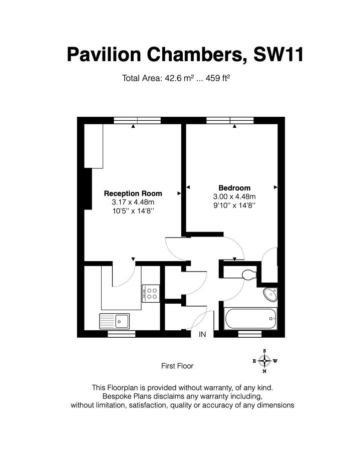 Квартира в Лондоне, Великобритания, 43 м² - фото 11