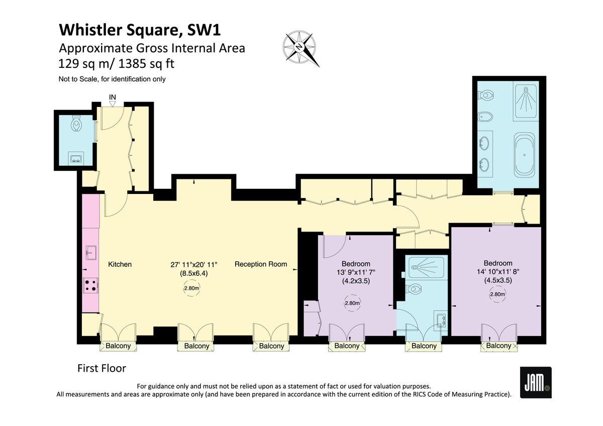Квартира в Лондоне, Великобритания, 129 м² - фото 11