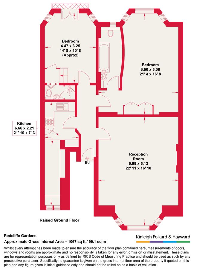 Квартира в Лондоне, Великобритания, 99 м² - фото 12