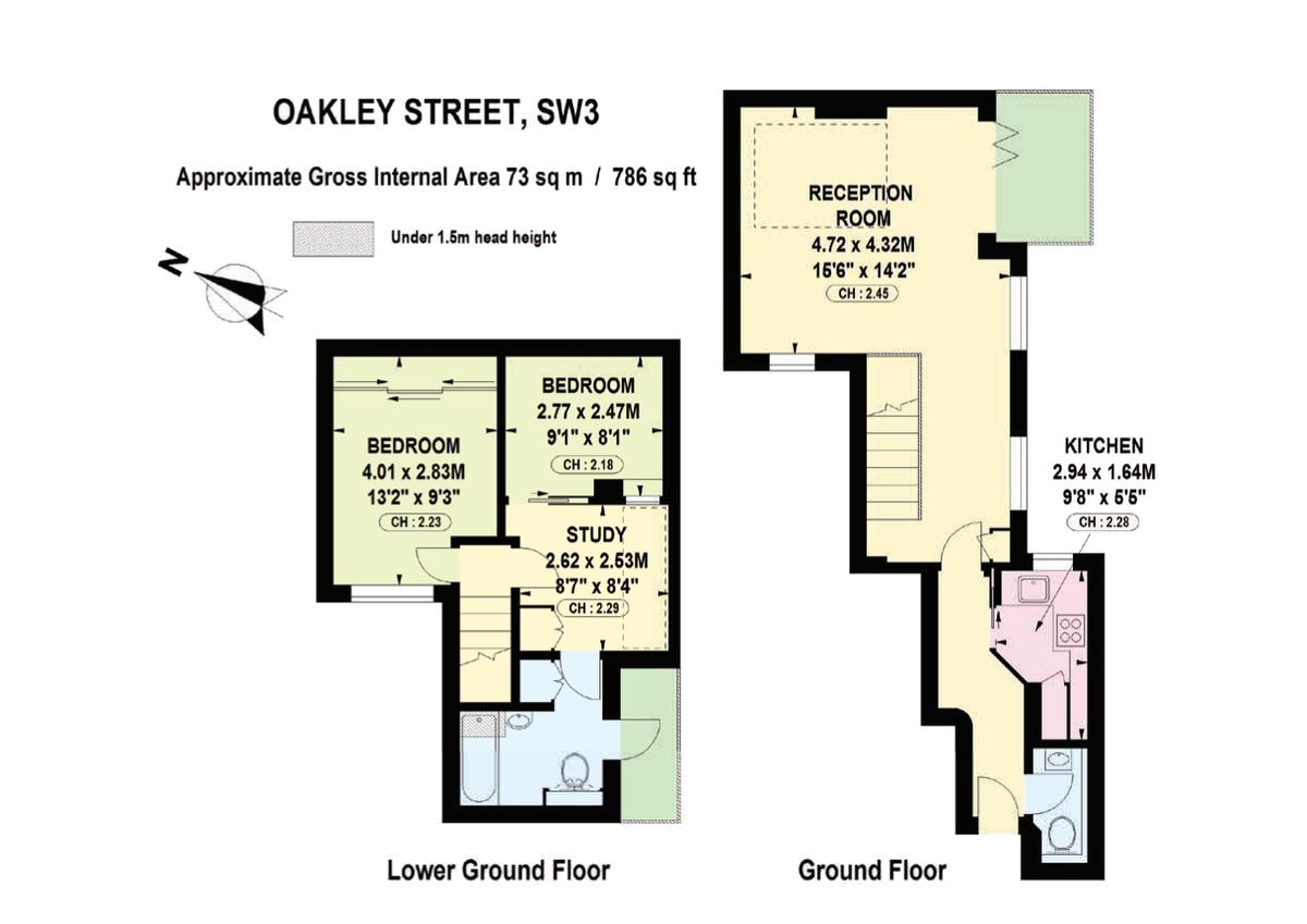 Квартира в Лондоне, Великобритания, 73 м² - фото 13