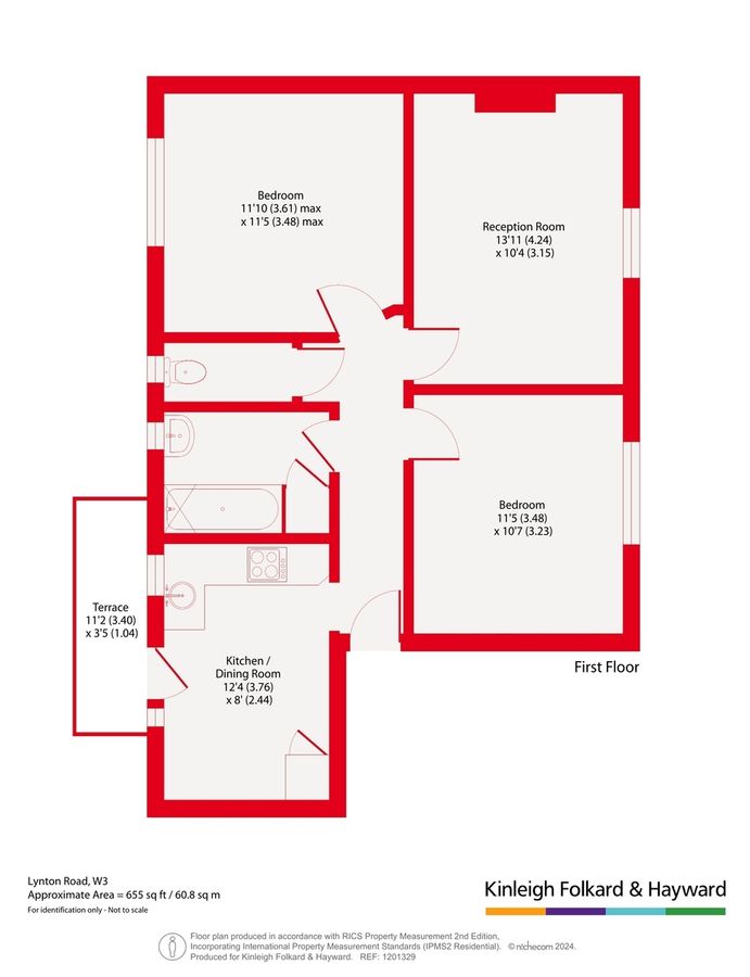 Квартира в Лондоне, Великобритания, 61 м² - фото 14