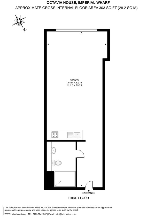 Квартира в Лондоне, Великобритания, 28 м² - фото 14