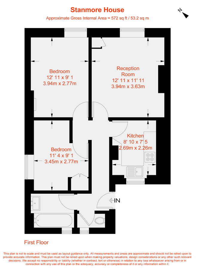 Квартира в Лондоне, Великобритания, 53 м² - фото 15