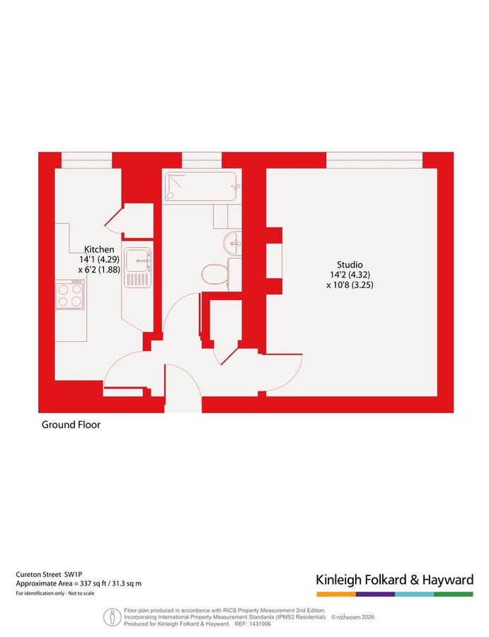 Квартира в Лондоне, Великобритания, 31 м² - фото 17
