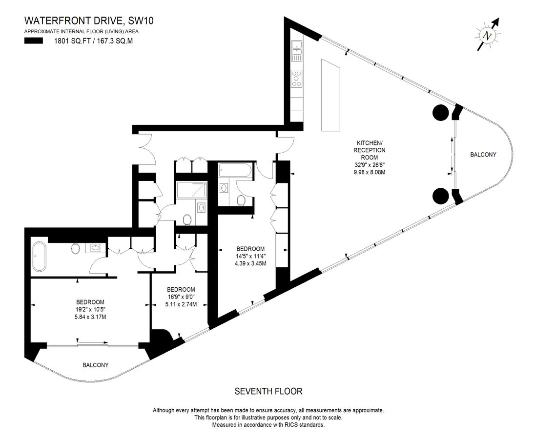 Квартира в Лондоне, Великобритания, 167 м² - фото 18