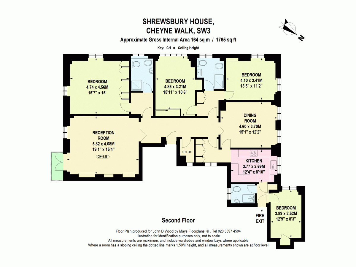 Квартира в Лондоне, Великобритания, 164 м² - фото 18