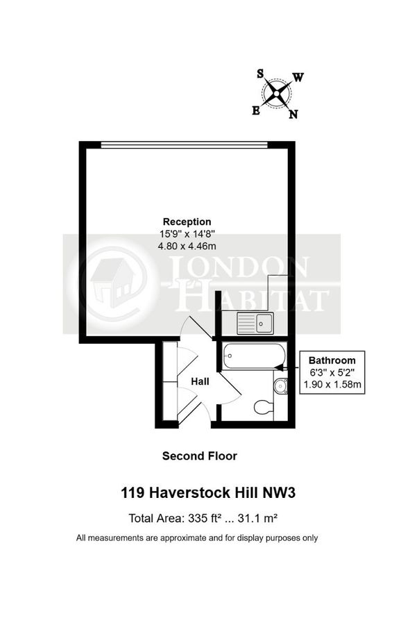 Квартира в Лондоне, Великобритания, 31 м² - фото 15
