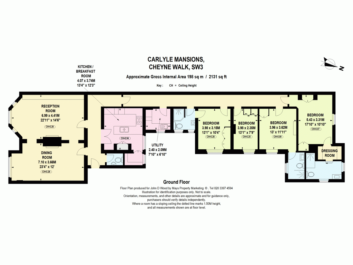 Квартира в Лондоне, Великобритания, 198 м² - фото 19