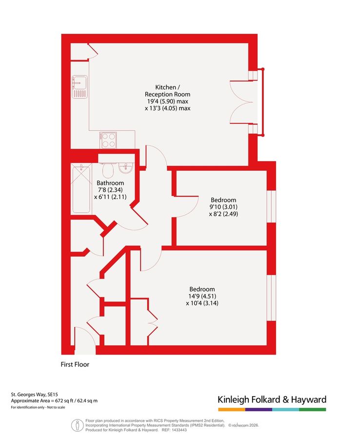 Квартира в Лондоне, Великобритания, 62 м² - фото 19